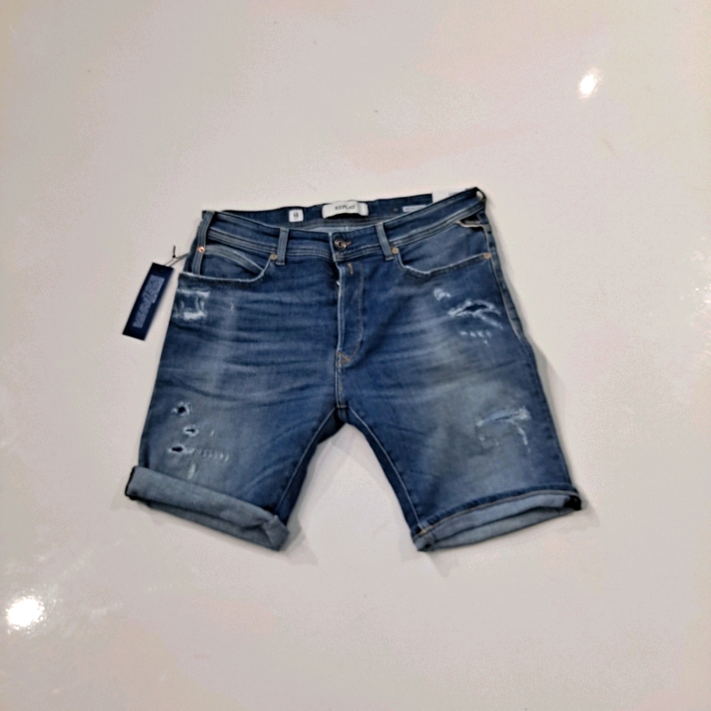 Replay men's denim shorts